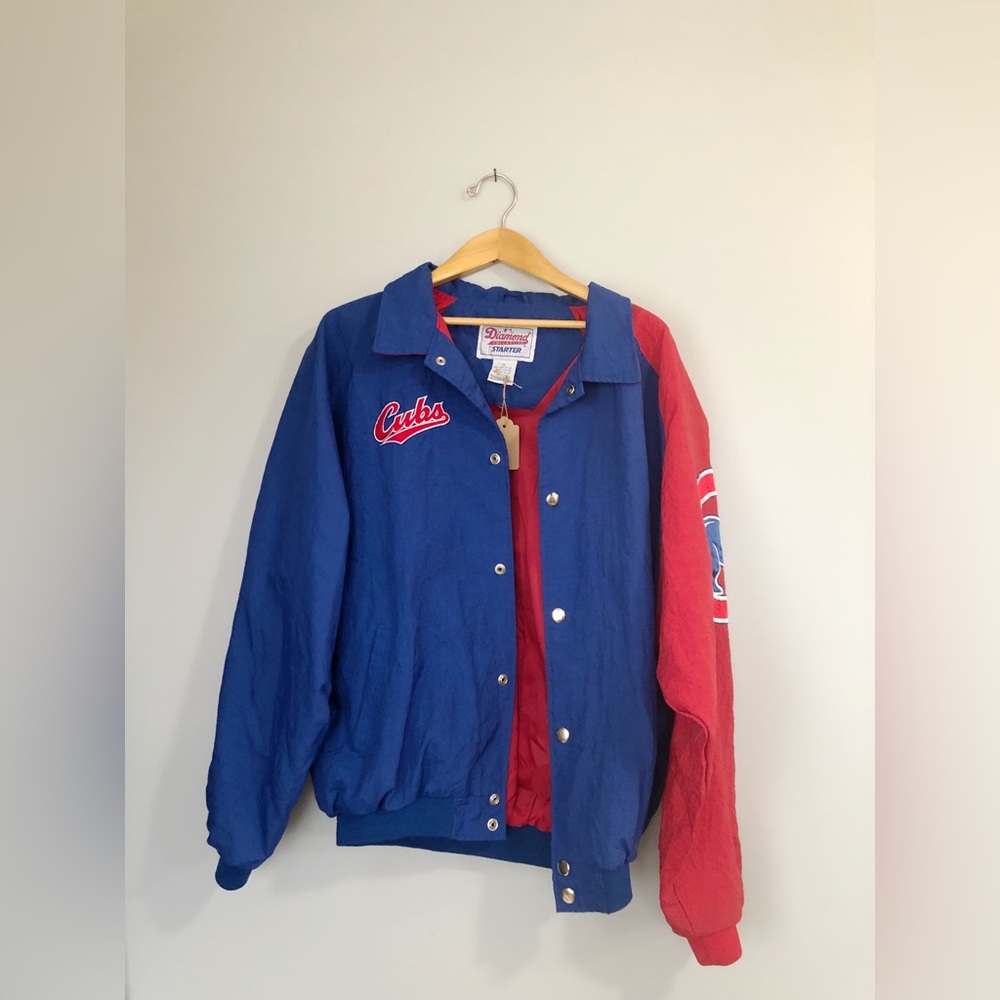Vintage Chicago Cubs Starter Button Down Jacket